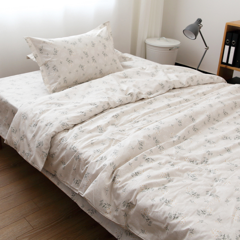 Fresh Renocence Small Crush Day of All-cotton Sheets Cotton Sleeve Cotton Cotton Cotton Cotton Cotton Hocked