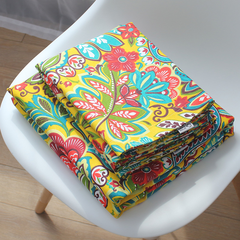 Ethnic Wind Pure Cotton Old Coarse Cloth Bed Linen 100% Total Cotton Canvas Student Dormitory Bed Linen bed sheet