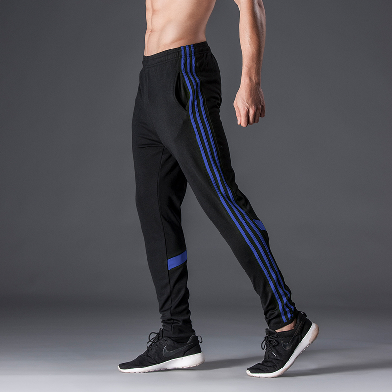 Running pants Men's spring and autumn thin sports pants Men's quick-dry football pants Closed small feet basketball woven track pants