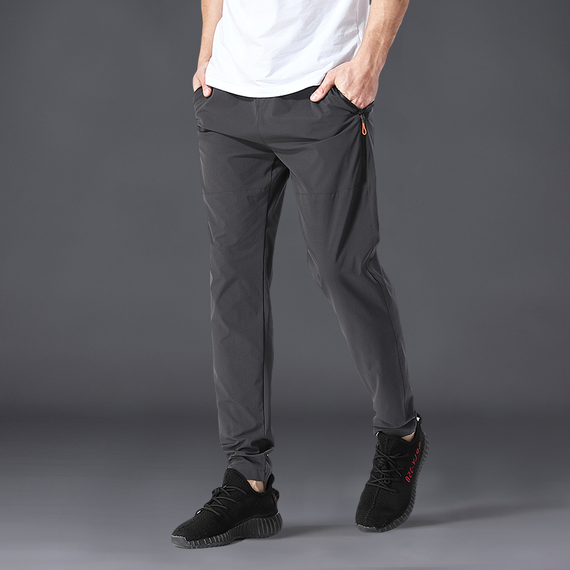 Sports pants men's autumn thin running pants quick-drying basketball training pants leggings sports pants breathable ice silk trousers