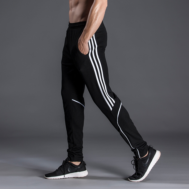 Sports pants men's spring and autumn trousers closed drawstring feet autumn and winter casual pants quick-drying running football training fitness pants