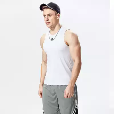 (99 yuan optional three pieces)Sports vest men's summer tight sleeveless T-shirt outdoor fitness quick-drying running