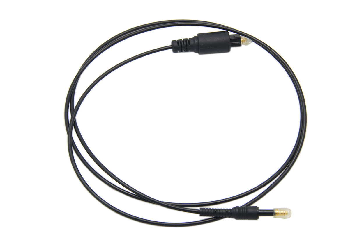 1 meter long digital fiber optic audio cable SPDIF output amplifier TV speaker 3 5 garden head to each other port connection cable