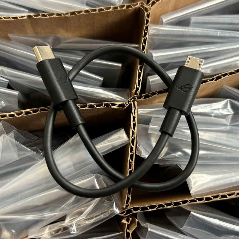 30cm Long Asus Usb-C to Micro Usb2.0 Otg Cable Thunderbolt 3 Thunderbolt 4 Old Android Port