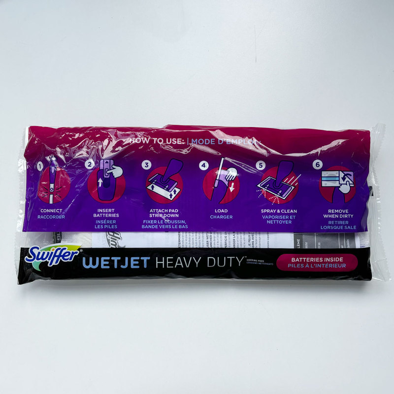 Swiffer Wet Jet Mop Electric Double Nozzle Water Spray Mop Dry Towel Replacement Mop Paper