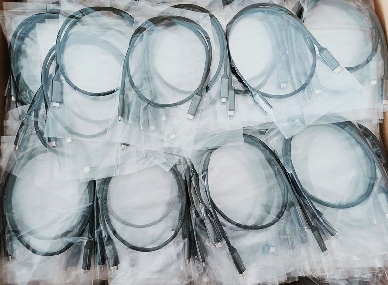 Hp Original 80cm Thunderbolt 4 Docking Station Data Cable 40g 100W 8K Video Transmission Compatible with Thunderbolt 3 Usb4