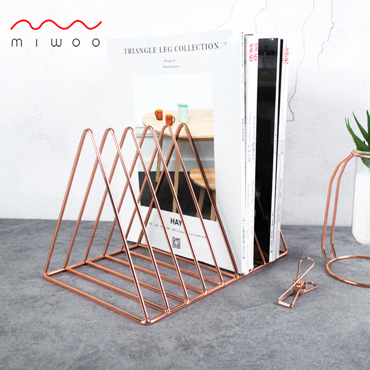 Nordic Creativity Summary Bookstand Lins Little Fresher Iron Art Brief Cute Bookshelf Table Students Economy Type Bookstopper