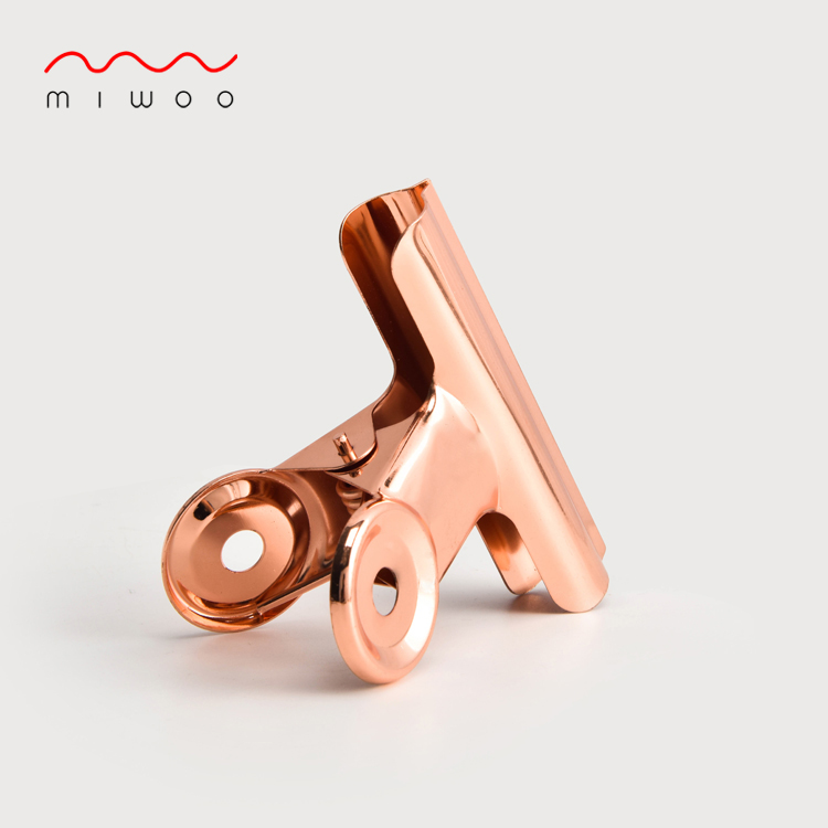 miwoo brand rose gold creative long tail clip stationery clip bill storage clip learning office supplies