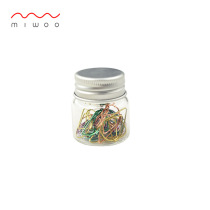 miwoo color electroplated small water droplets paper clip bookmark creative cute metal office supplies paper clip 20 pieces