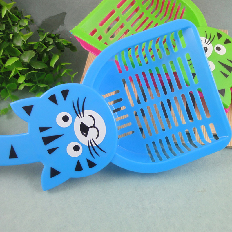 Pet Supplies Cat Sand Shovel Cleaning Supplies Cartoon Dog Food Shovel Plastic Shovel Cat Shovel Basin Toilet