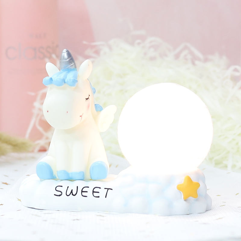 Unicorn night light to send students graduation souvenirs Reunion gifts Birthday gifts for men practical ideas