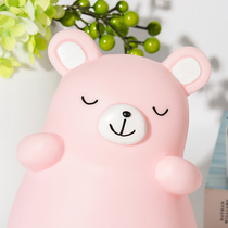 Cute Little Bear Gifts Send Boy Girl Deposit Money Pot Anti-Fall Children Cartoon Savings Jars Girls Cute Little Pig