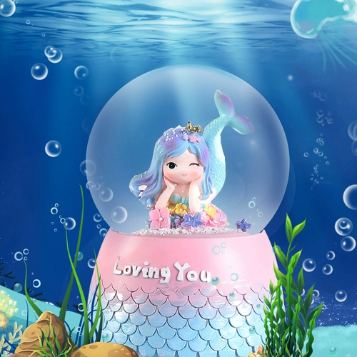 Музыкальная шкатулка для детского сада, подарок на день рождения, со снежинками