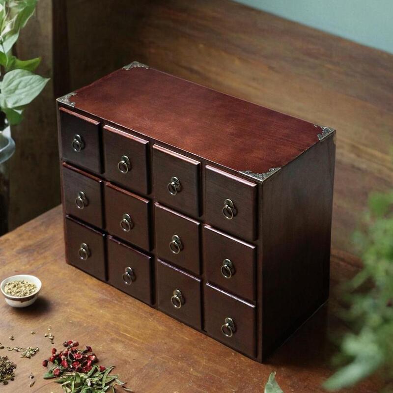 Solid Wood Essential Oil Partition Medicine Cabinet for Home Use, Traditional Chinese Medicine Family Herbal Medicine Storage Cabinet, Drawer Cabinet, Herbal Medicine Box, Storage Cabinet Solid Wood Essential Oil Partition Medicine Cabinet for Home Use, Traditional Chinese Medicine Family Herbal Medicine Storage Cabinet, Drawer Cabinet, Herbal Medicine Box, Storage Cabinet