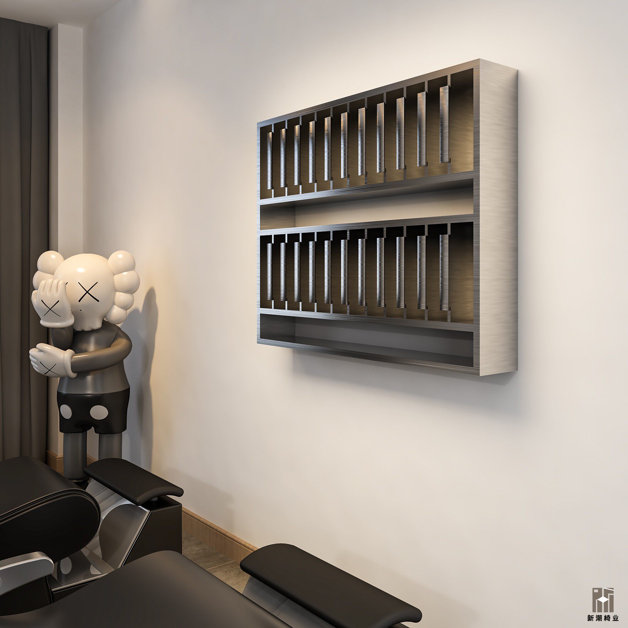 Hair Salon Dye Paste Storage Rack Hair Salon Stainless Steel Hair Dye Paste Rack Barber Shop Special Dye Paste Shelf Product Shelf