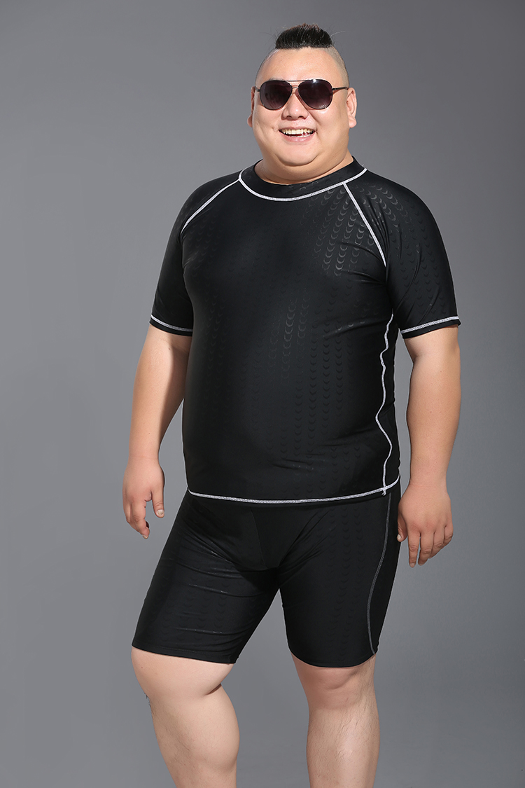 Áo tắm nam cộng với kích thước với tay áo chống nắng cộng với phân bón XL lướt snorkeling mùa xuân lặn phù hợp với áo da cá mập đồ bơi nam có áo