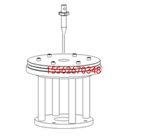 Geosynthetically synthetic material CBR top breaking strength test device _ earth work cloth round ball top breaking puncture test fixture