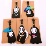 Силиконовый багаж бренд Qian и Chihiro Aircraft Drag Miyazaki Miyazaki Totoro Jiji Cat Luggage Tag