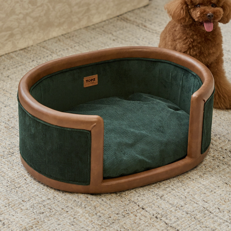 Topz Cat and Dog Sofa Is Suitable for All Seasons, Removable and Washable, Non-Collapse Pet Bed for Small and Medium-Sized Dogs and Cats