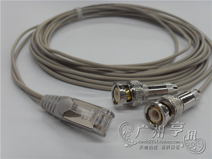 E1 line 8 m telephone voice 2 mega line RJ48 RJ45 to BNC 75 ohm to 120 ohm