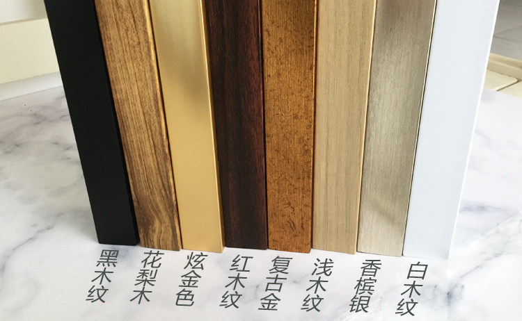 Embedded L type digital oil picture frame oil painting outer frame decorative picture frame modern minimalist photo-frame mounting frame