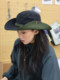 THE HOBOO Japanese spliced ​​quick-drying fisherman hat women's summer outdoor denim hiking hat men's sun protection