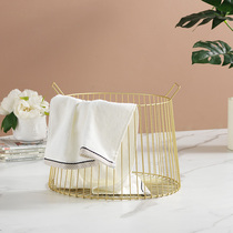 Light extravagant gold Dirty Laundry Basket Ins BASKET HOME NORDIC MINIMALIST DIRTY LAUNDRY CONTAINING HAMPER BATHROOM HOTEL IRON ART.