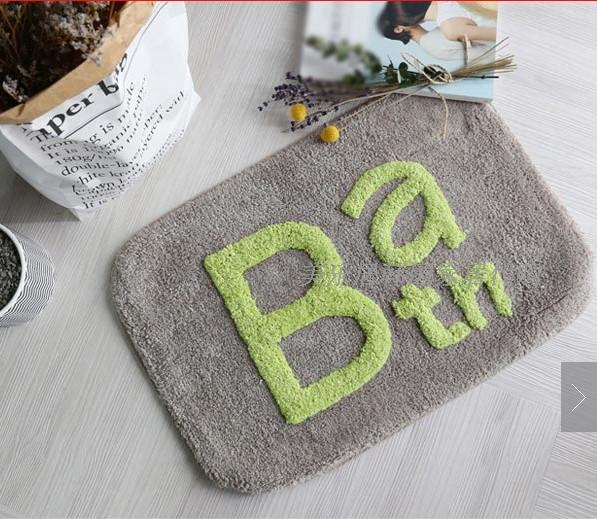 South Korea imported powder room mats absorbent cotton skin-friendly bathroom household simple