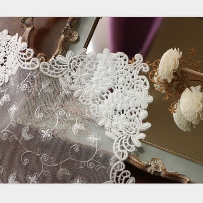 South Korea imported lace decorative mats lace table flags placemats table lamp mats glass vase mats photo frame mats