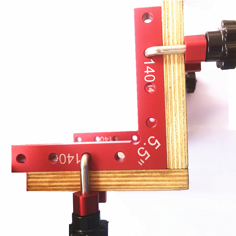 Right-angle ruler woodworking jigsaw fixing clip 90-degree right-angle positioning ruler installation tool assembly measuring tool