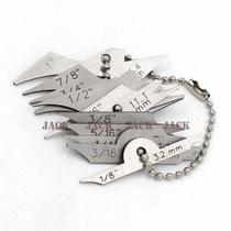 Stainless steel welding radius welding sample Round corner arc plate welding plate 10 sheets