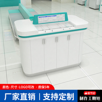 Double-sided filling table Agricultural Bank of China counter lobby manager desk painted bill filling service desk custom-made form filling table
