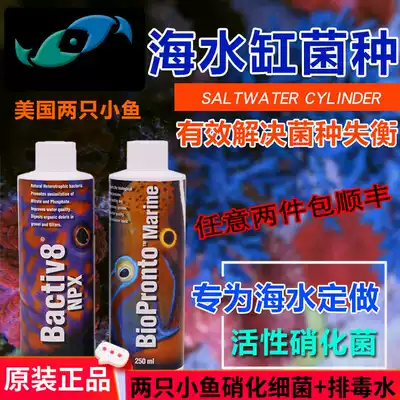 Two small fish in the United States, seawater nitrifying bacteria, detoxification water, NPX live bacteria, Fish Tank, rapid opening of the whole bacteria TM bacteria