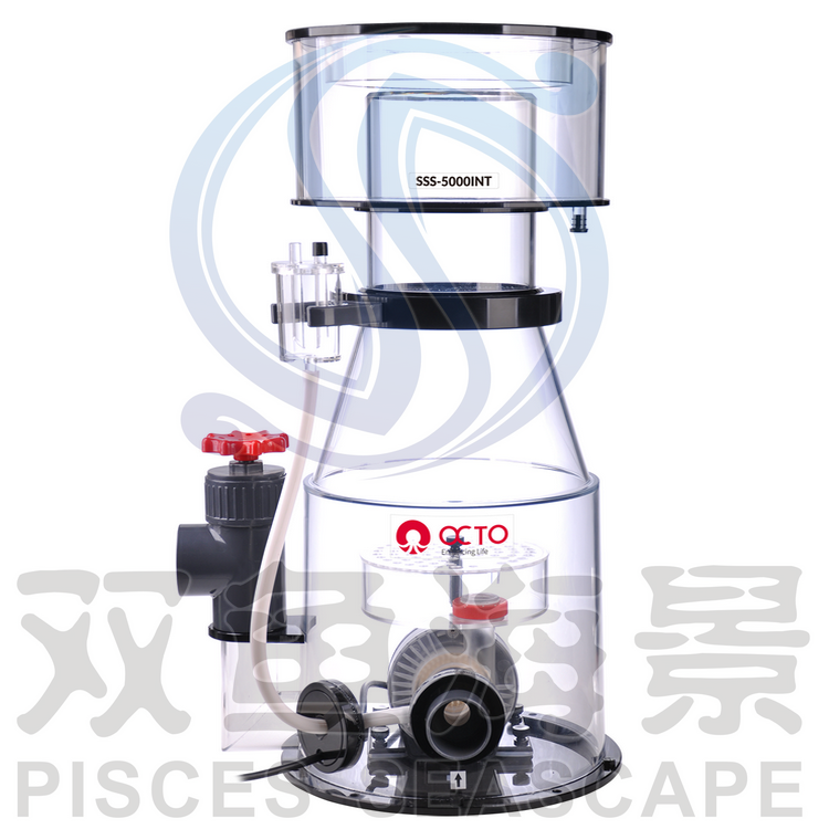 New eight-claw fish storm series protein separator SSS-5000 6000 Sea water cylinder built-in pump