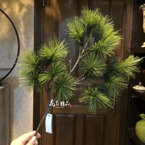 Simulation of pine branches Big Tree fork flame retardant pine branches custom large fake tree soft floral decoration