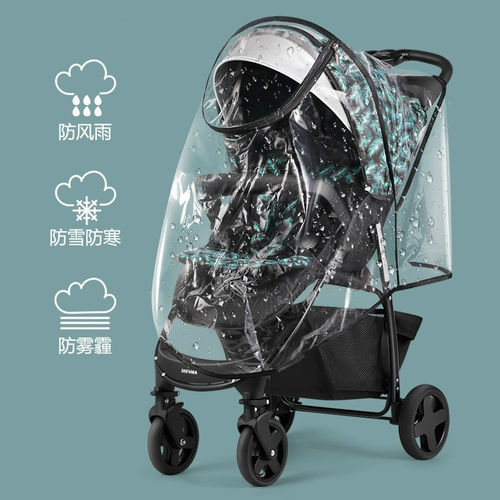 Детская зимняя водонепроницаемая прогулочная коляска, защищающий от холода детский ветрозащитный дождевик, удерживающая тепло дышащая пылезащитная тележка