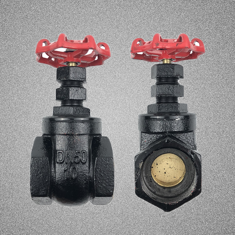 Cast iron wire buckle valve tap valve switch Z15T gate valve brass core copper core hand wheel open valve