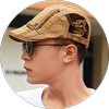 New men's and women's fashionable berets for spring, summer, autumn and winter, sun visors, forward caps, Korean style peaked caps, sun protection hats