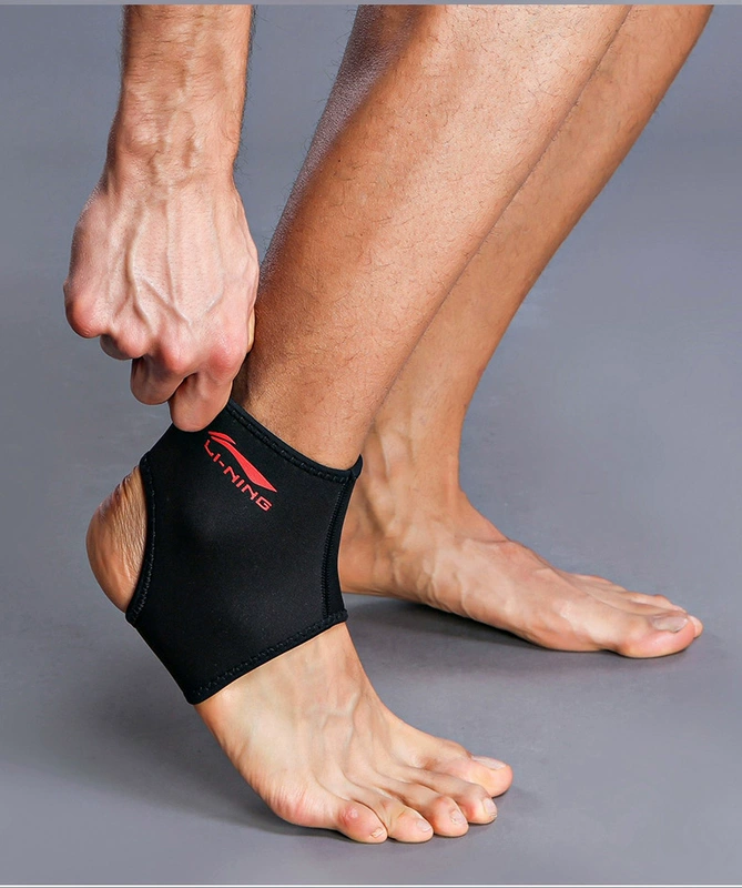 Li Ning mắt cá chân bảo vệ bong gân nam và nữ thể thao bảo vệ bóng rổ cầu lông mắt cá chân khớp mắt cá chân cố định thiết bị bảo vệ