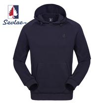 SEVLAE SEVLAE Autumn Winter new mens hooded sports clothes loose hoodie coat tide F132794312