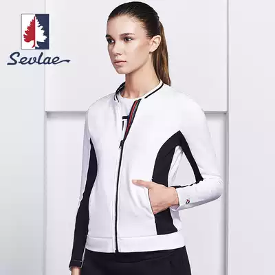 SEVLAE Saint Fry outdoor sports jacket women's tight long-sleeved fitness running spring and autumn jacket F112685508