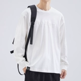 Весенняя хлопковая футболка, толстовка, лонгслив для отдыха, оверсайз