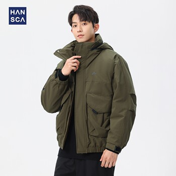 Hansca windproof warm cotton jacket for men winter 2024 Hansca windproof warm cotton jacket for men winter 2024