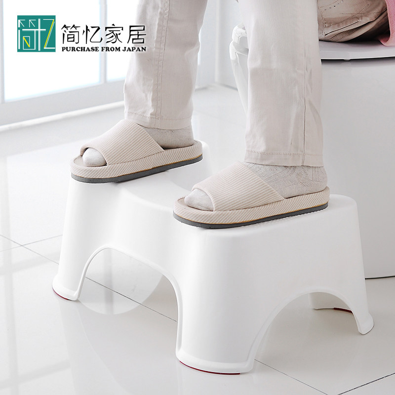 Japanese squatting stool toilet cushion footstool bathroom with stool for adult children such as toilet stool and stool brief and small bench 