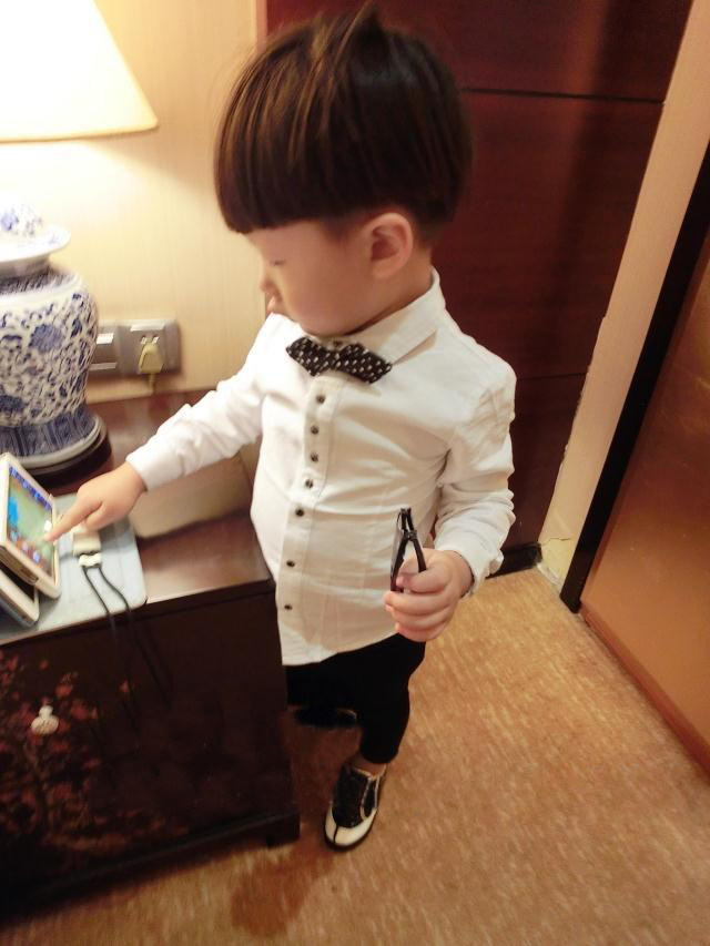 Chemise garcon à manche longue - Ref 2079455 Image 8