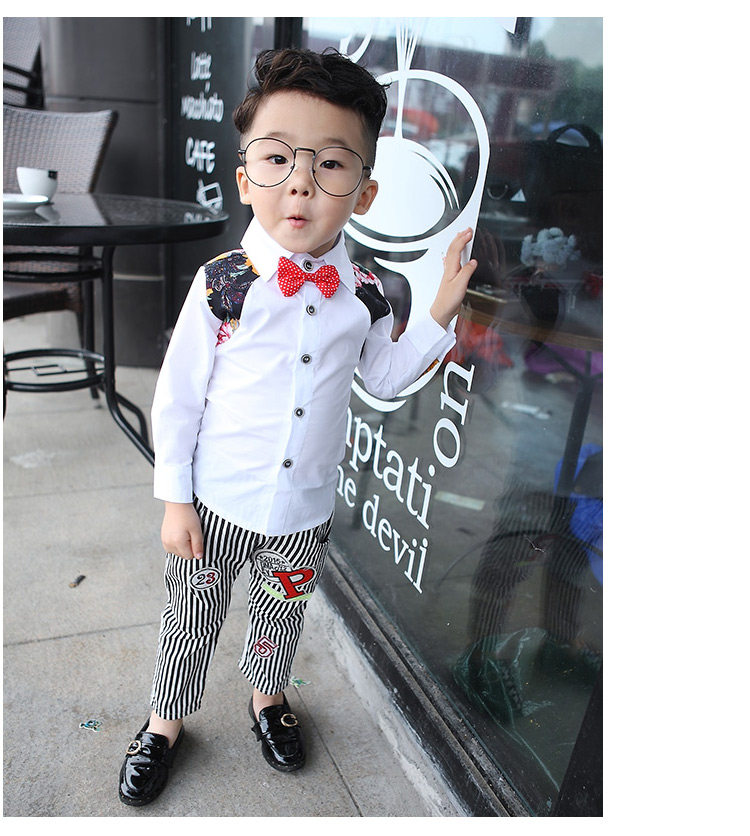 Chemise garcon à manche longue - Ref 2074915 Image 14