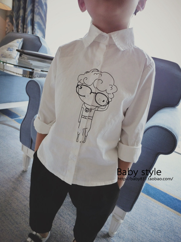 Chemise garcon à manche longue - Ref 2074839 Image 15