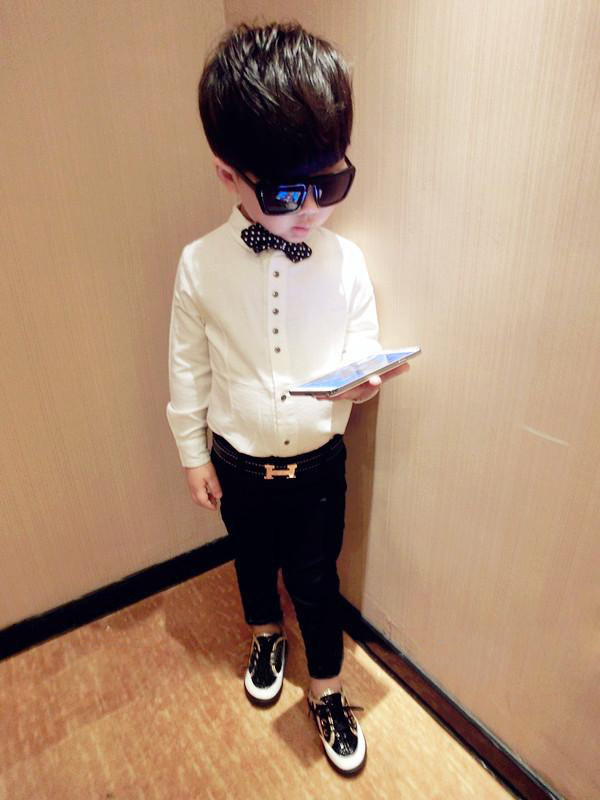 Chemise garcon à manche longue - Ref 2079455 Image 12