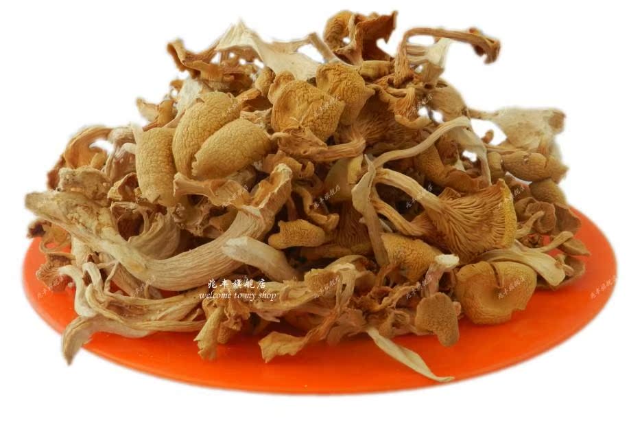 Northeast Teryield small yellow grinding wild small yellow grinding wild mushrooms yellow grinding dry mushrooms without root mushrooms One catty
