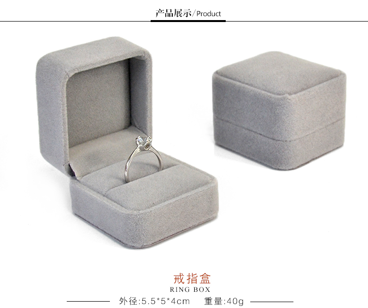 Cao cấp hộp trang sức nhung trang sức vòng tay bông tai mặt dây chuyền nhẫn cưới vòng cổ hộp tùy chỉnh bán buôn - Vòng đeo tay Cuff vòng tay nam vàng